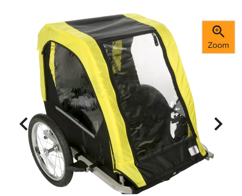 halfords double child bike trailer